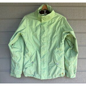 Burton Womens Snowboarding Jacket Size Medium Green NO HOOD